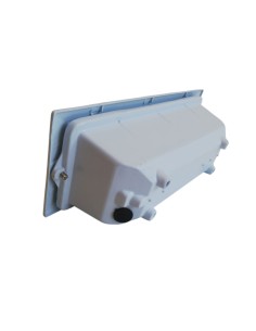 Poliplast 400437BI Federica 60W IP54 white step light 2